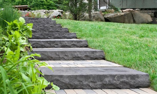 Camden Step 72" Granite Grey